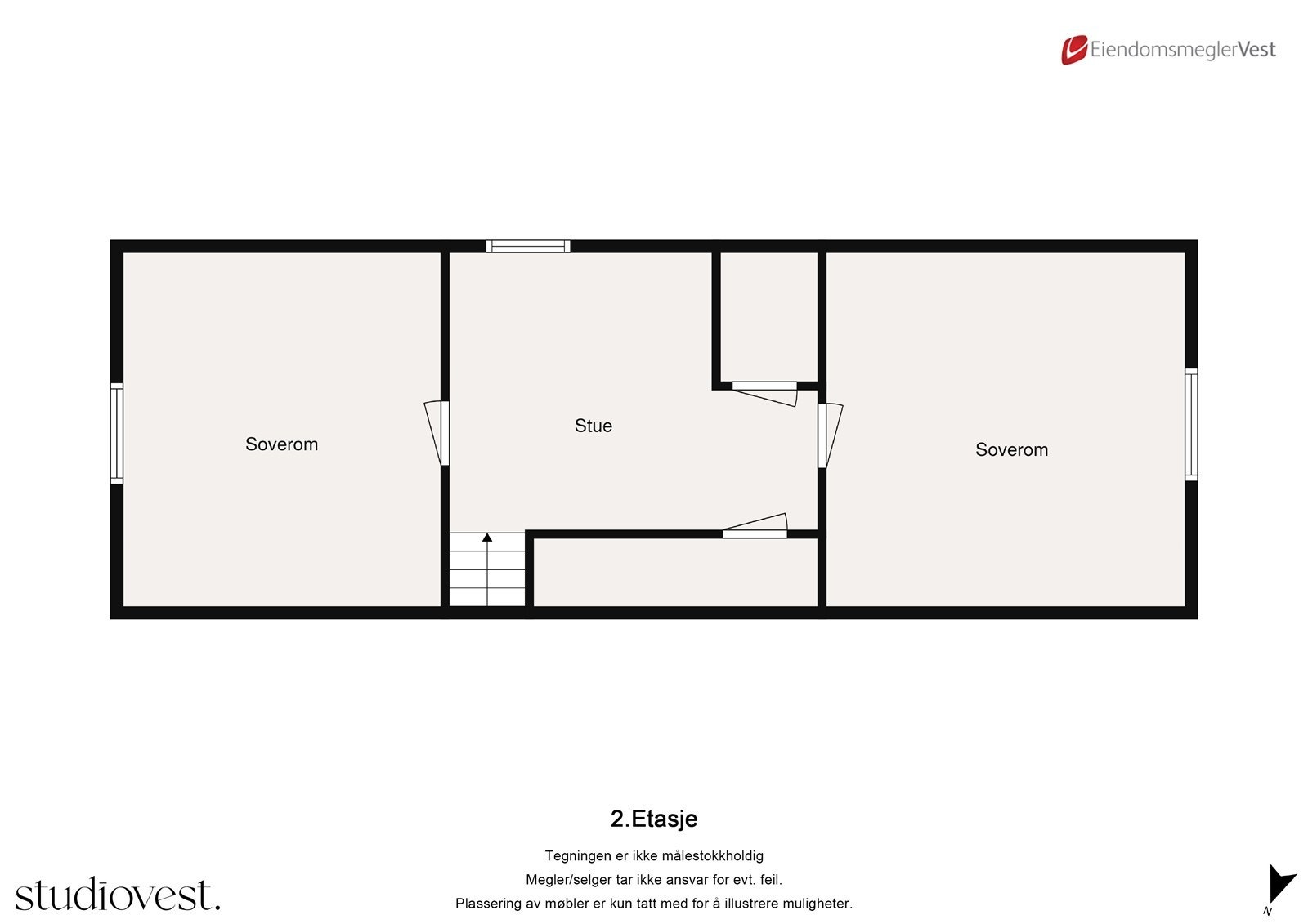 Planskisse: Loft. Galleribilde