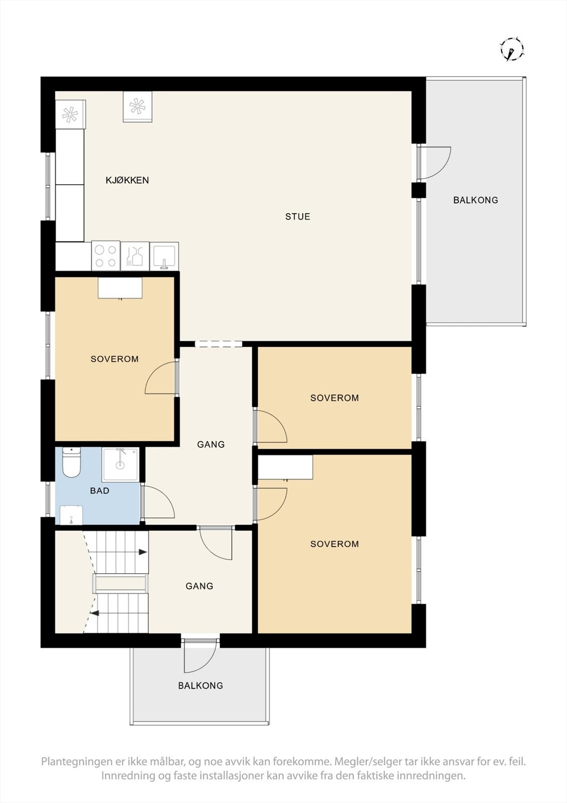 Plantegning 2. Etasje Galleribilde