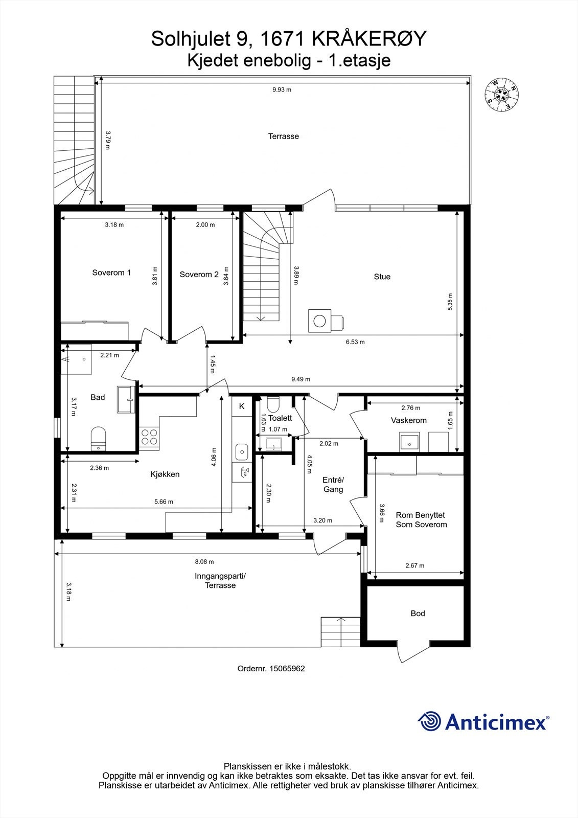 Veiledende skisse av første etasje. Galleribilde