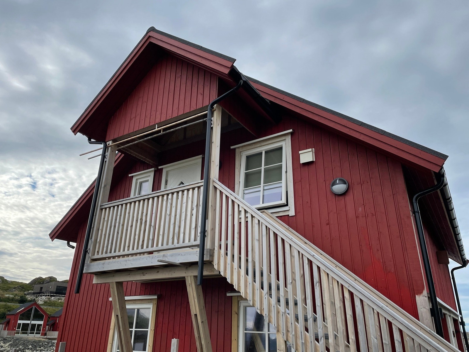 Utvendig trapp opp til leilighet i 2. etasje. Galleribilde