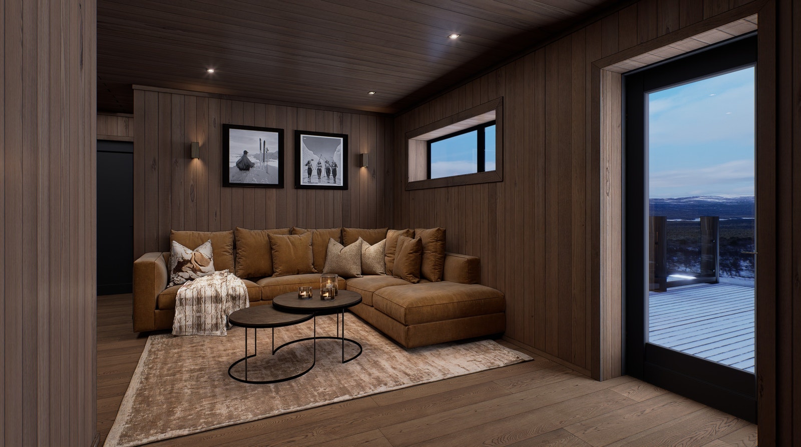 TV-Stue i 1.etg med utgang til terrasse
Bildene er kun ment som illustrasjon, og avvik kan forekomme Galleribilde