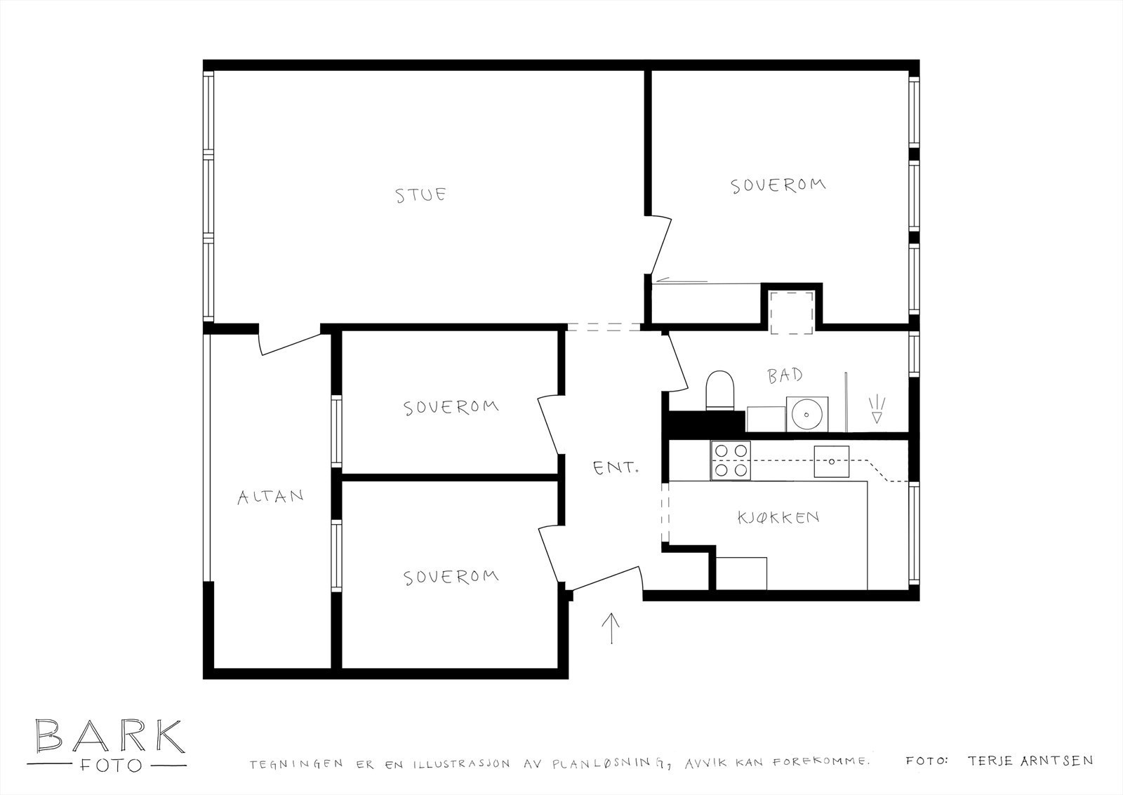 Plantegning. Galleribilde