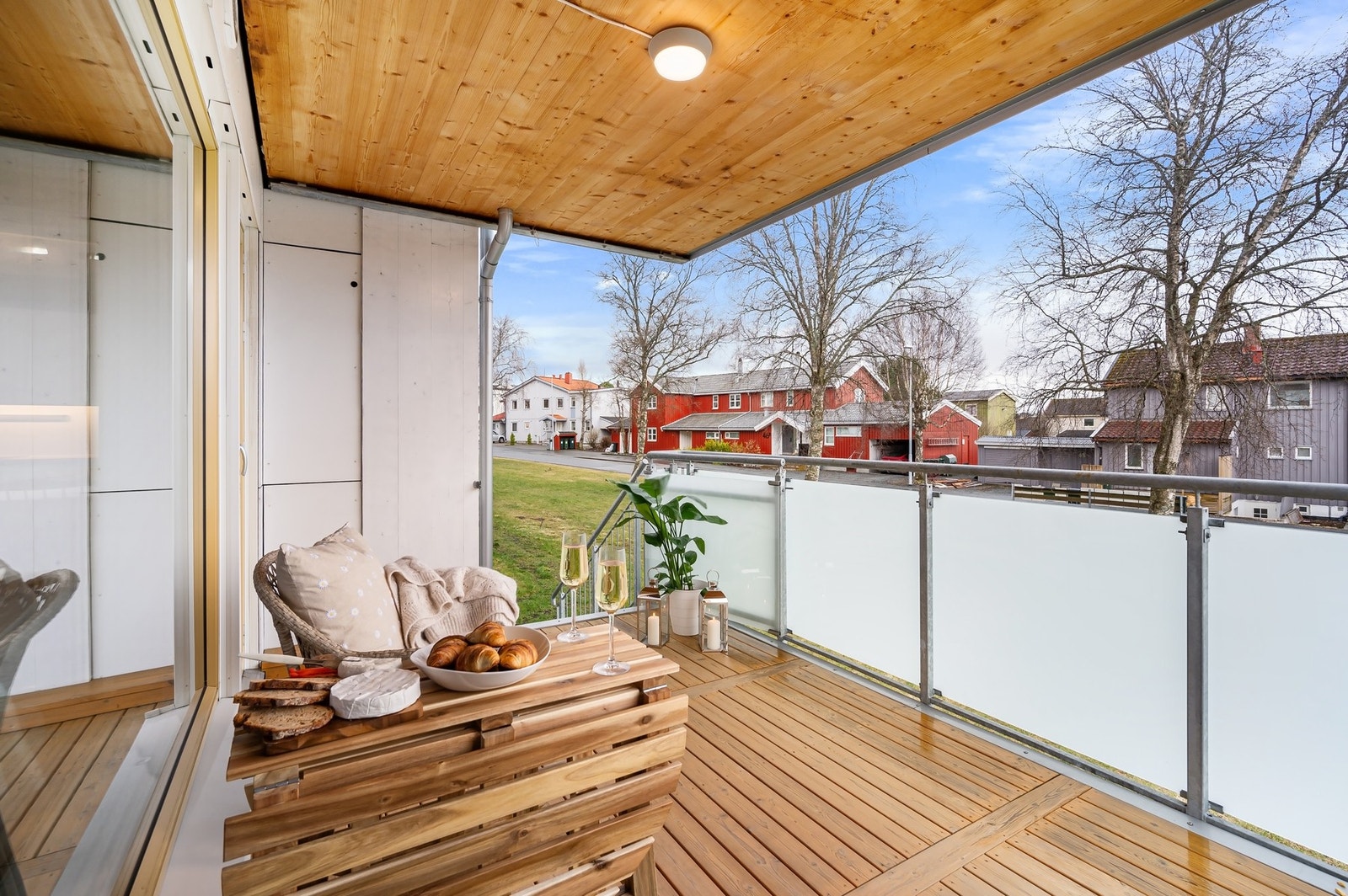 Flott balkong på 9,5 kvm Galleribilde