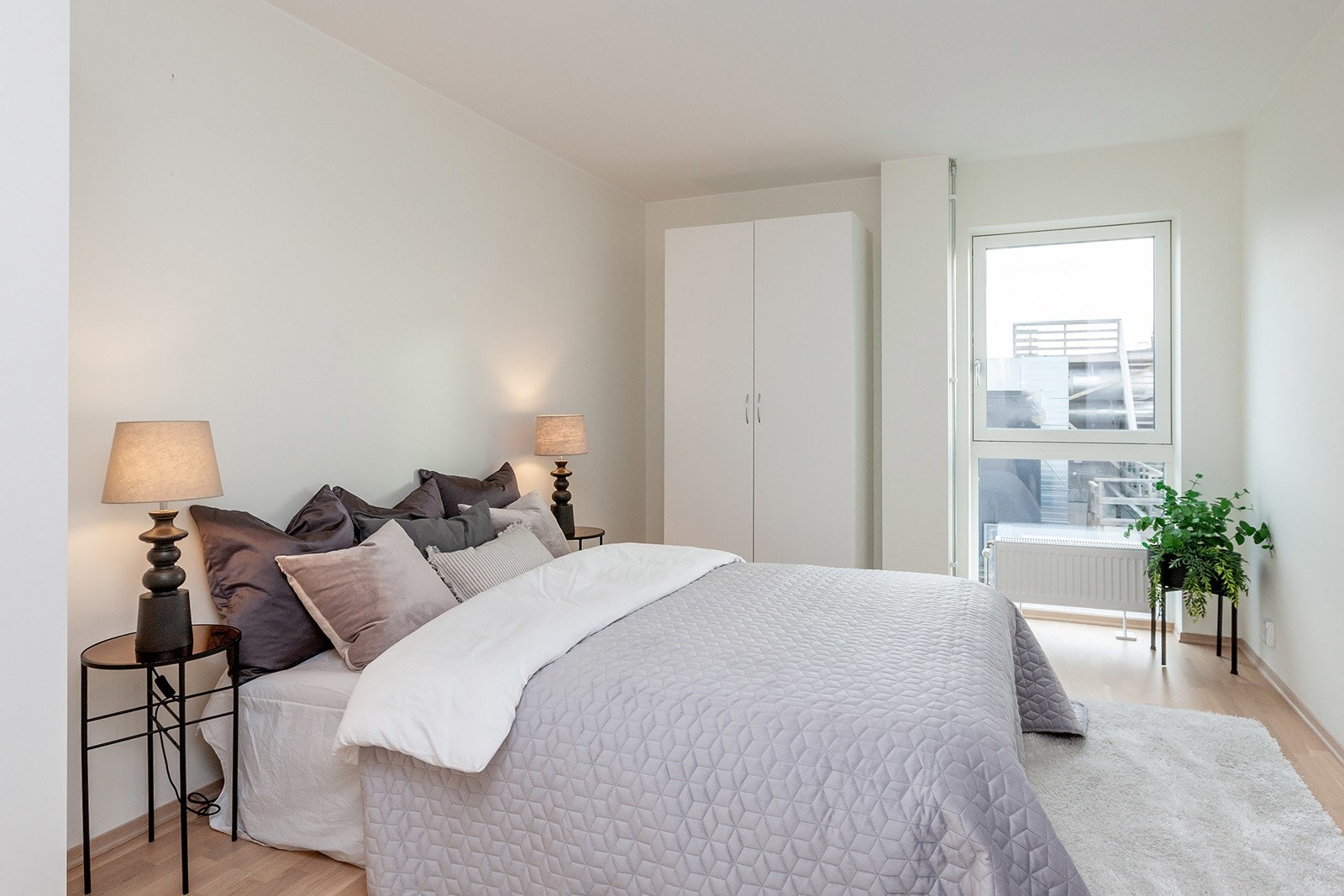 Romslig soverom Galleribilde