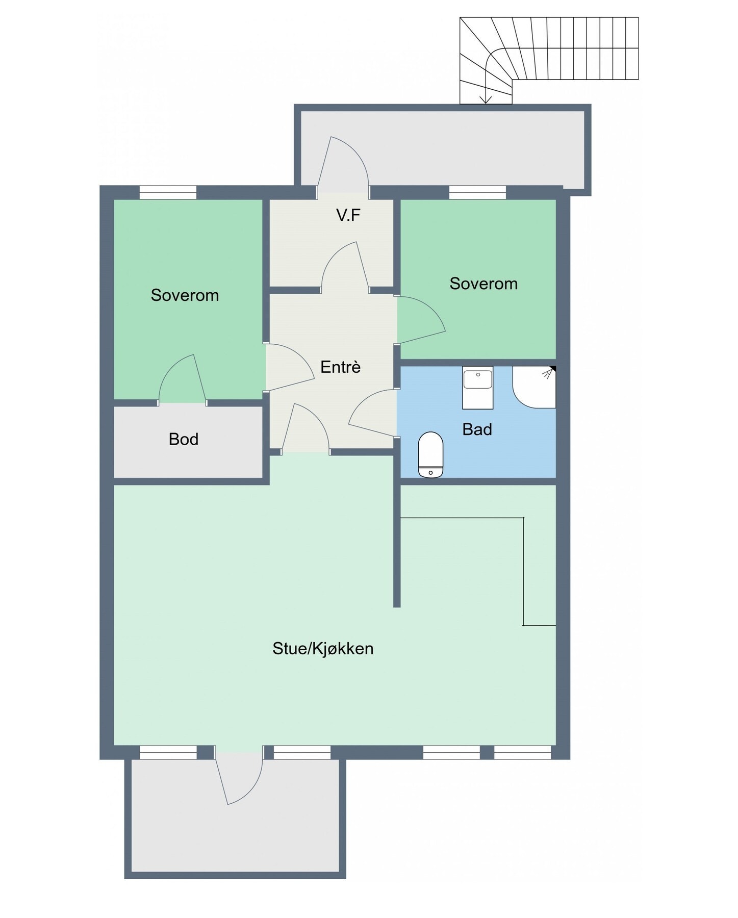 Plantegning Galleribilde