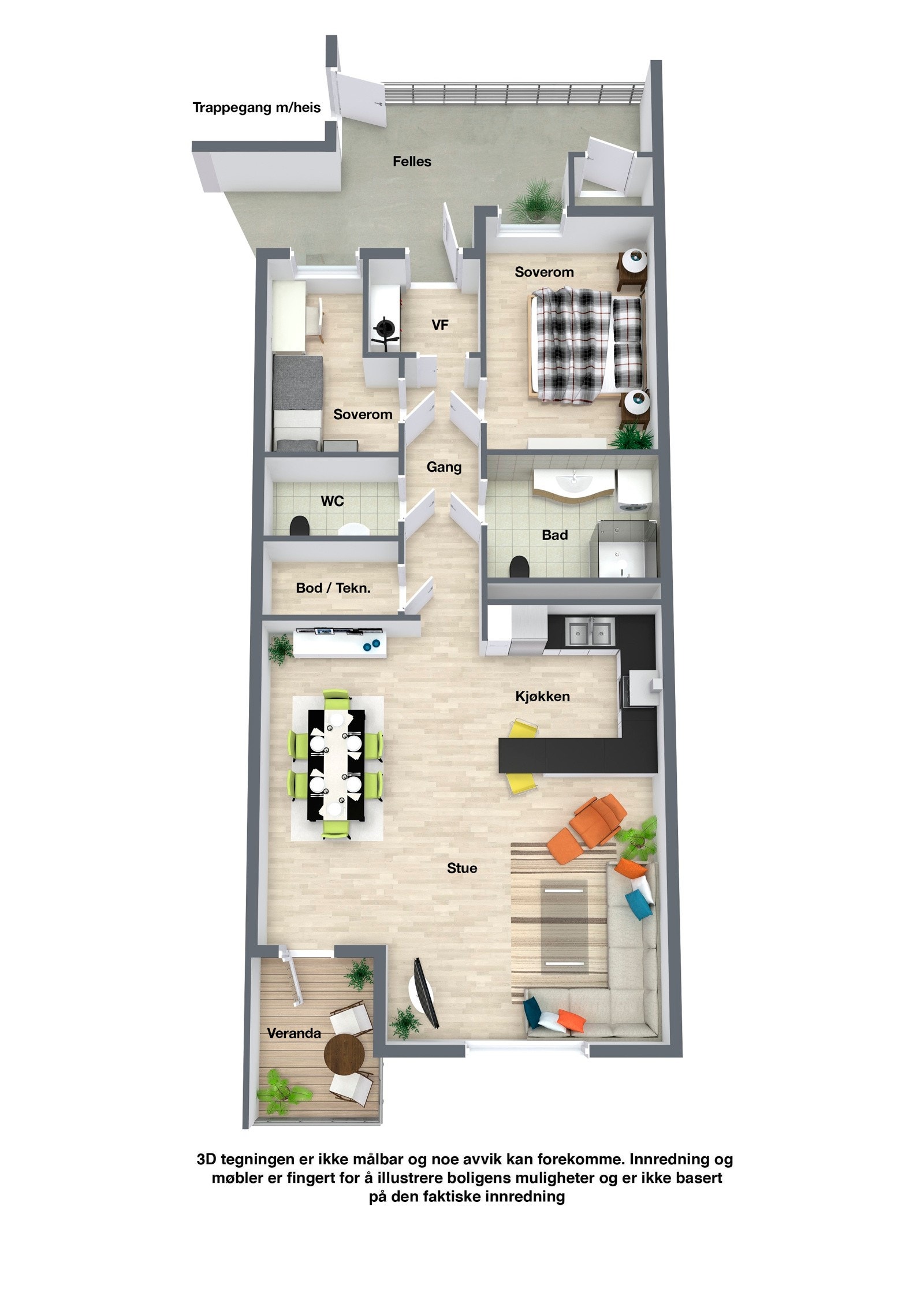 Planskisse. Galleribilde