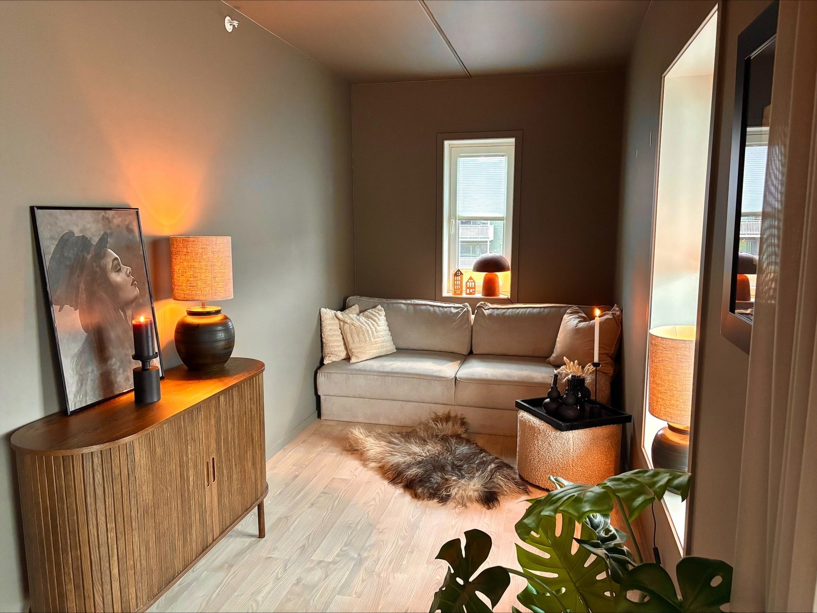 Bildet er tatt fra en lik leilighet, og er kun ment som inspirasjon. Galleribilde