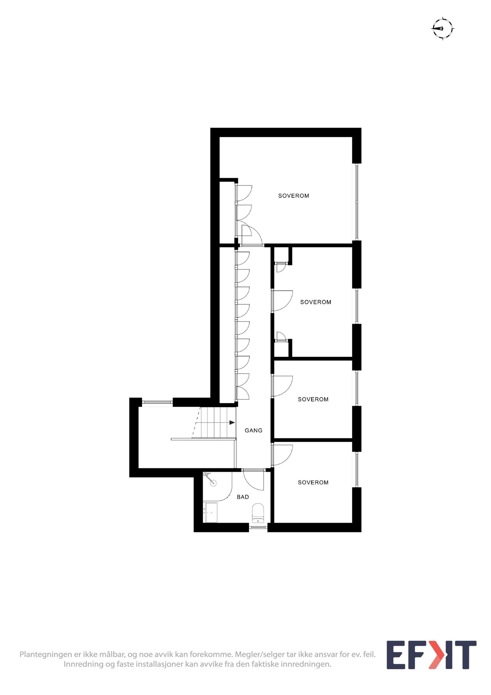 Plantegning kjeller. Galleribilde