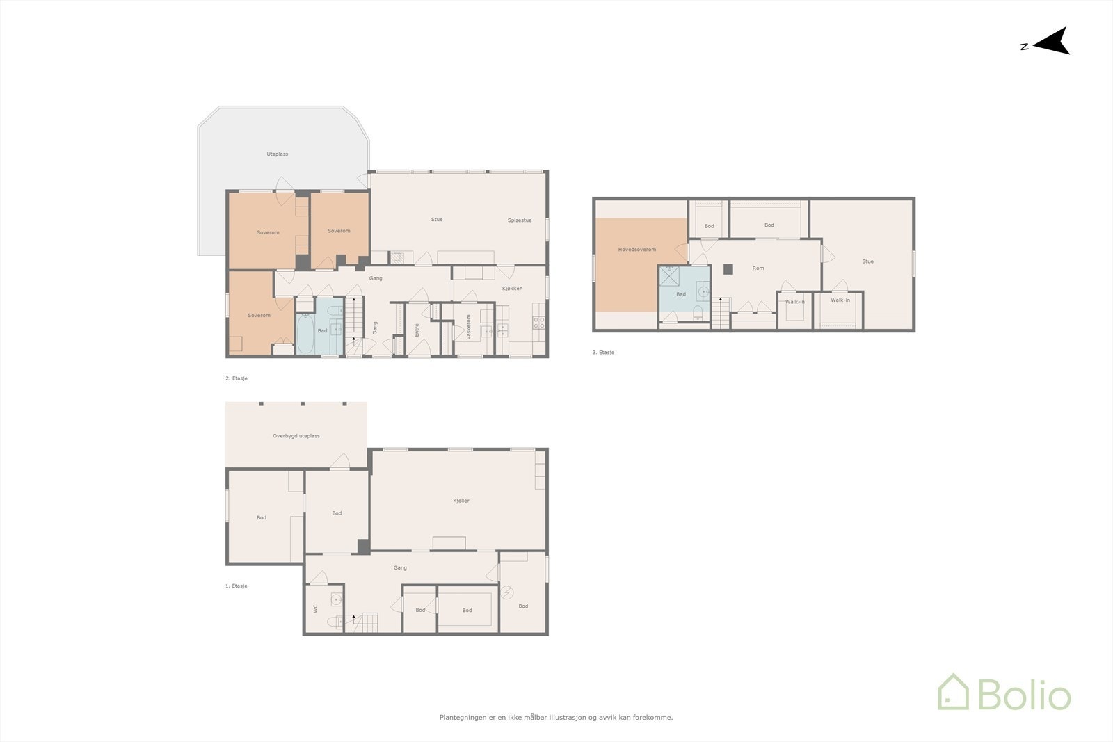 Plantegning Galleribilde