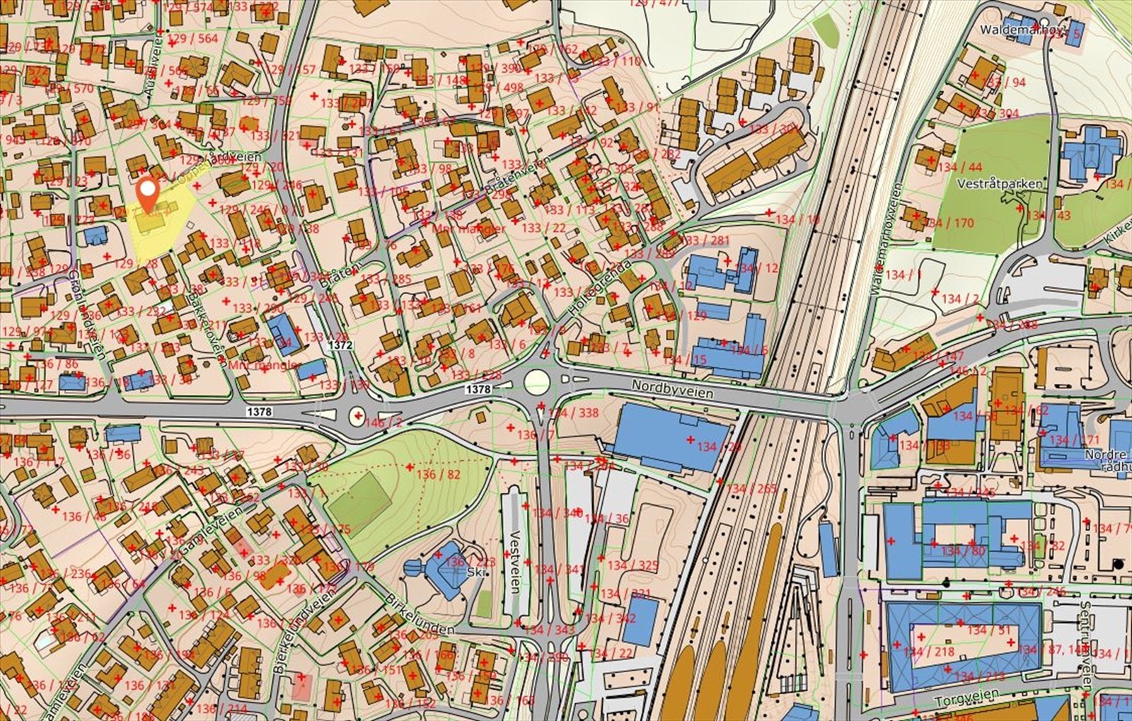 Sentrumsnært og samtidig tilbaketrukket Galleribilde
