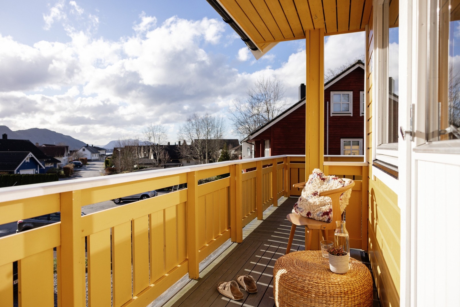 Sørvestvendt balkong på 32 kvm. Galleribilde