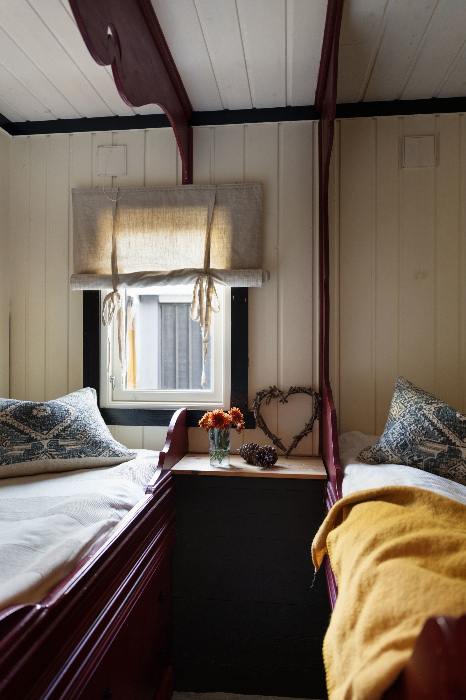 Selve hytta har to soverom med fem sengeplasser, og med annekset i tillegg er det gode muligheter for å ta med seg gjester på tur. Galleribilde