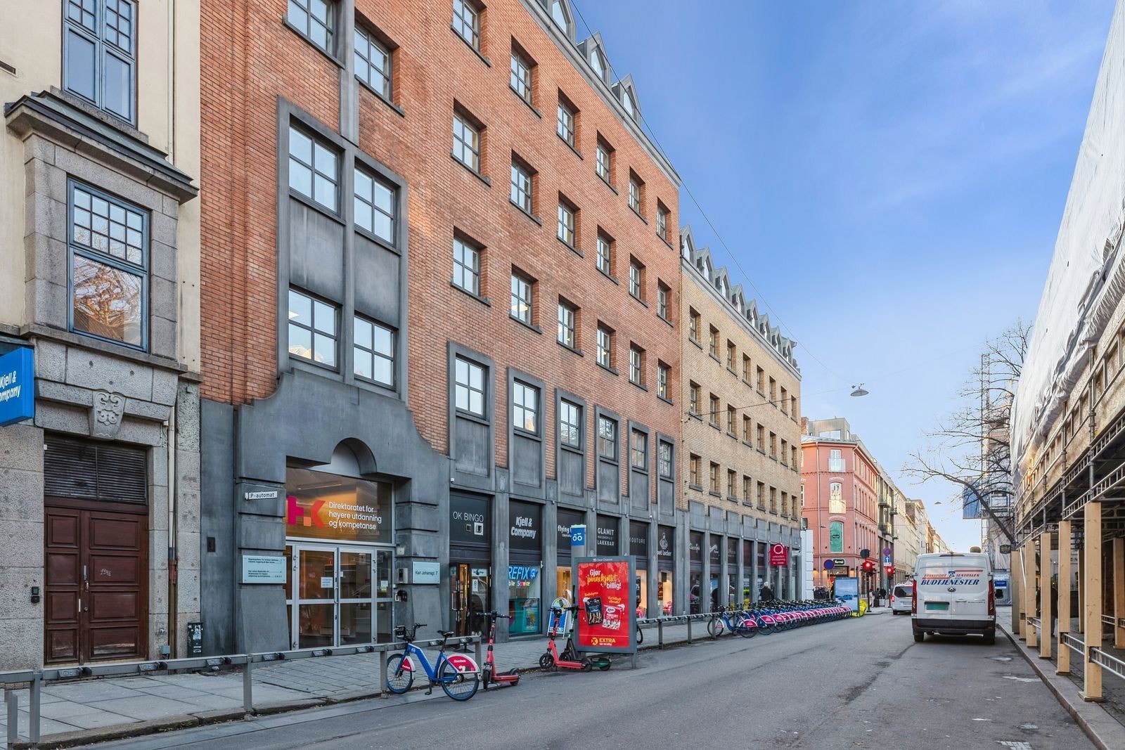 Kontoret ligger tre minutter unna Jernbanetorget Galleribilde