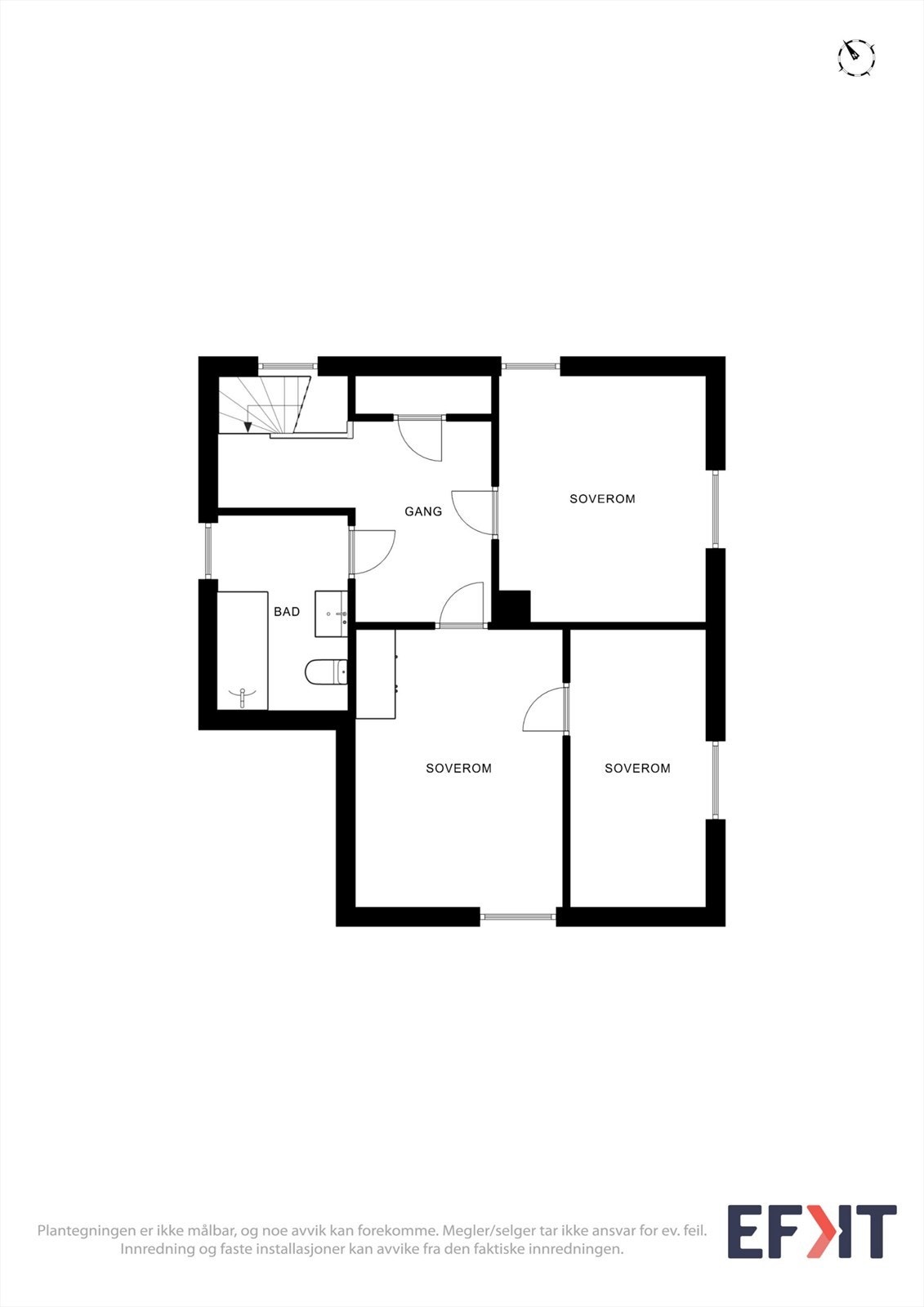 Plantegning 2. etasje Galleribilde