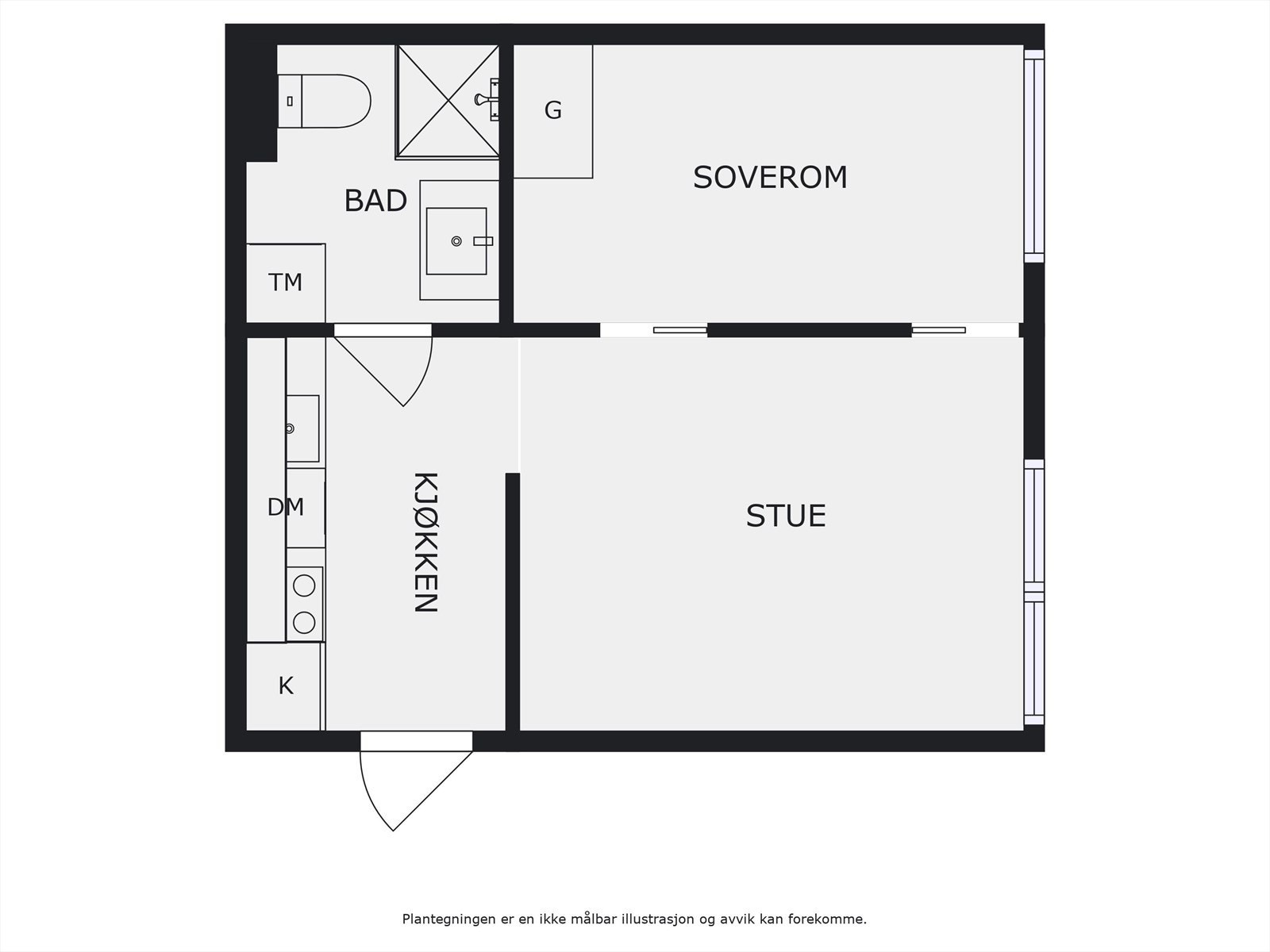 Plantegning Kilden Nedre 11D Galleribilde