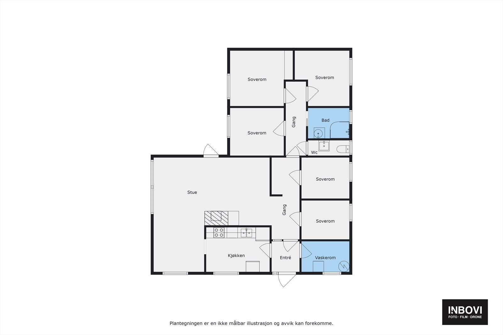 Plantegning Galleribilde