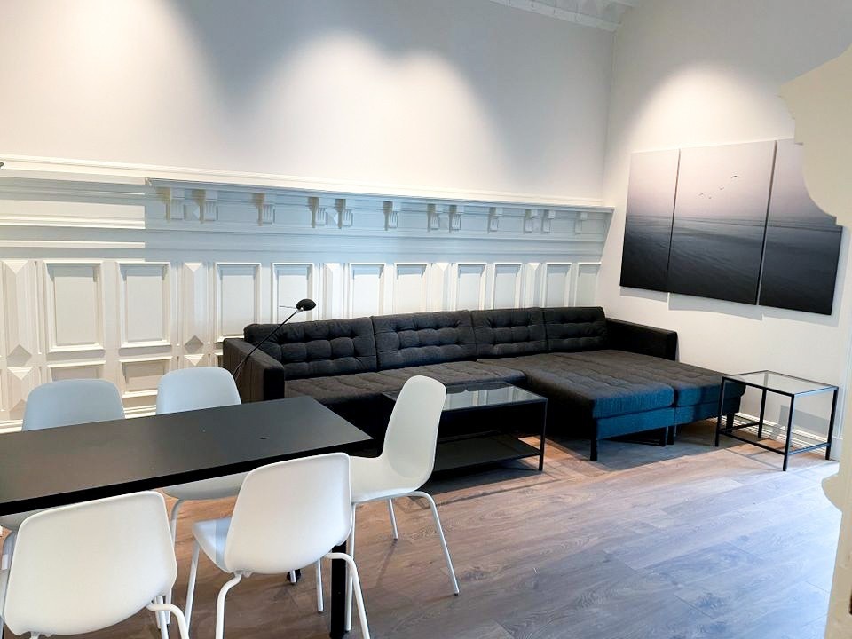 Fellesområde stue. Galleribilde