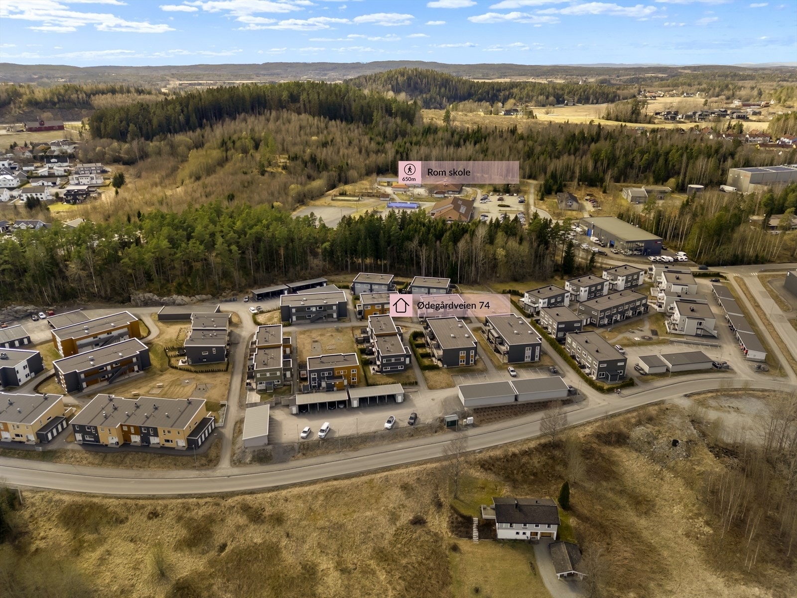 Dronefoto Galleribilde