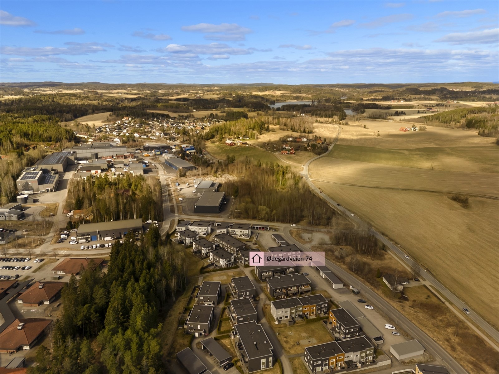 Dronefoto Galleribilde