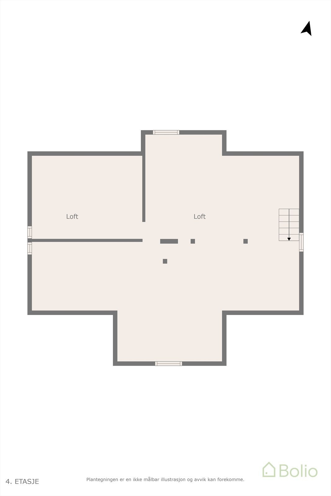 Plantegning Galleribilde