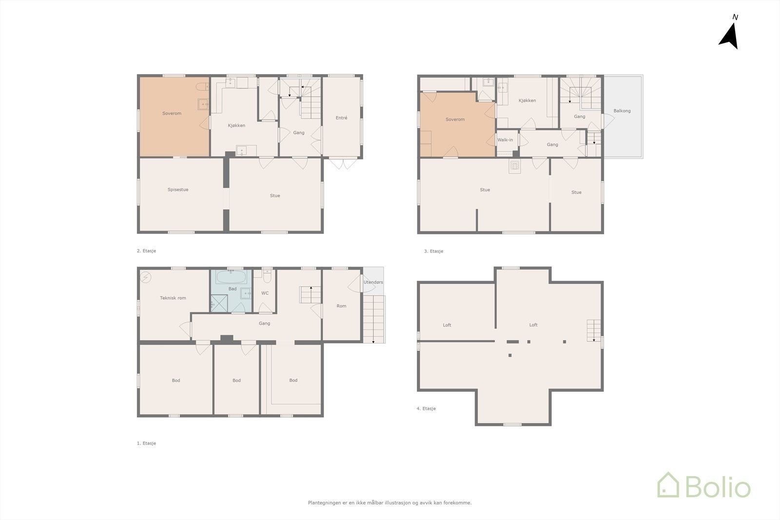 Plantegning Galleribilde