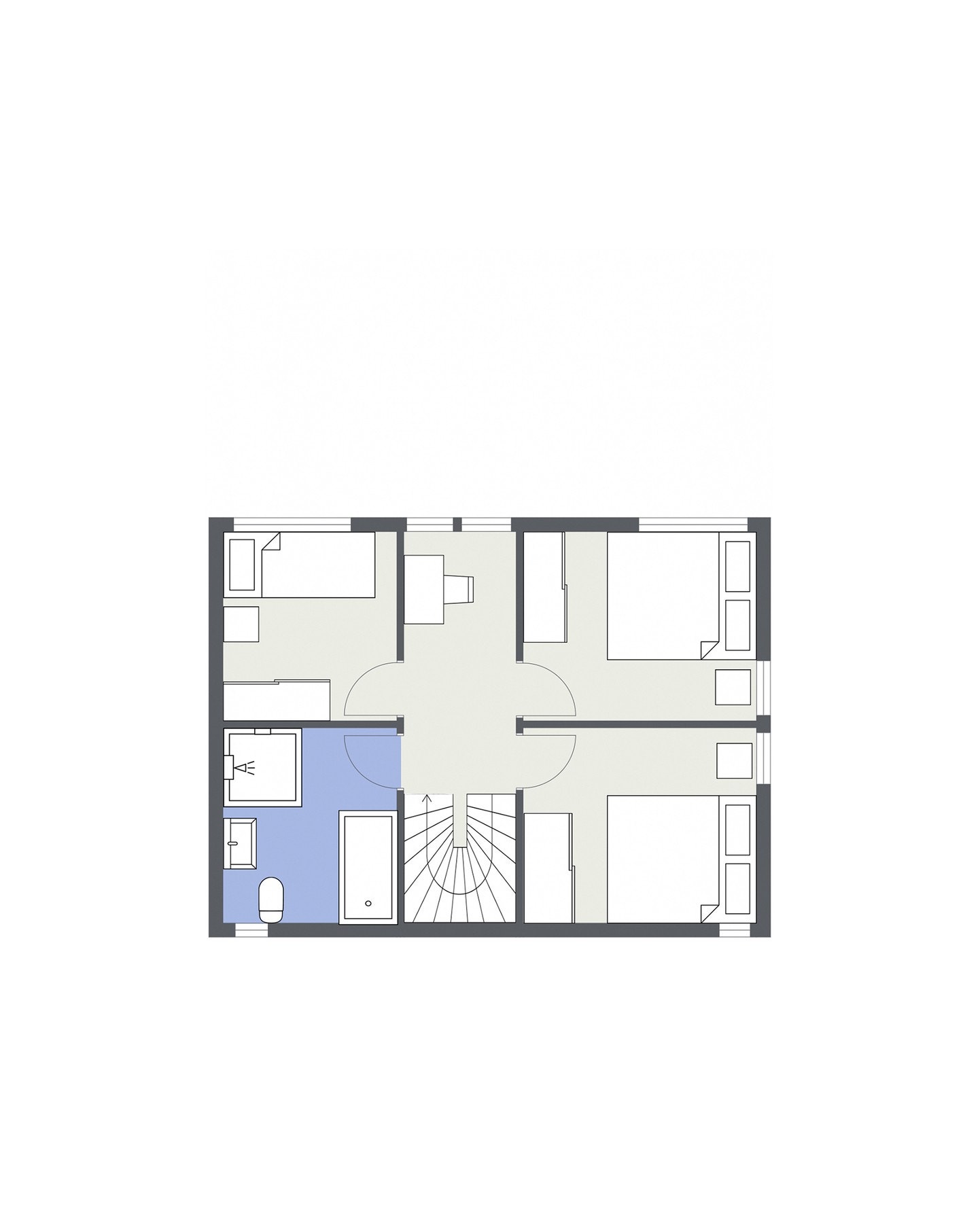 Plantegning 2. etasje Galleribilde