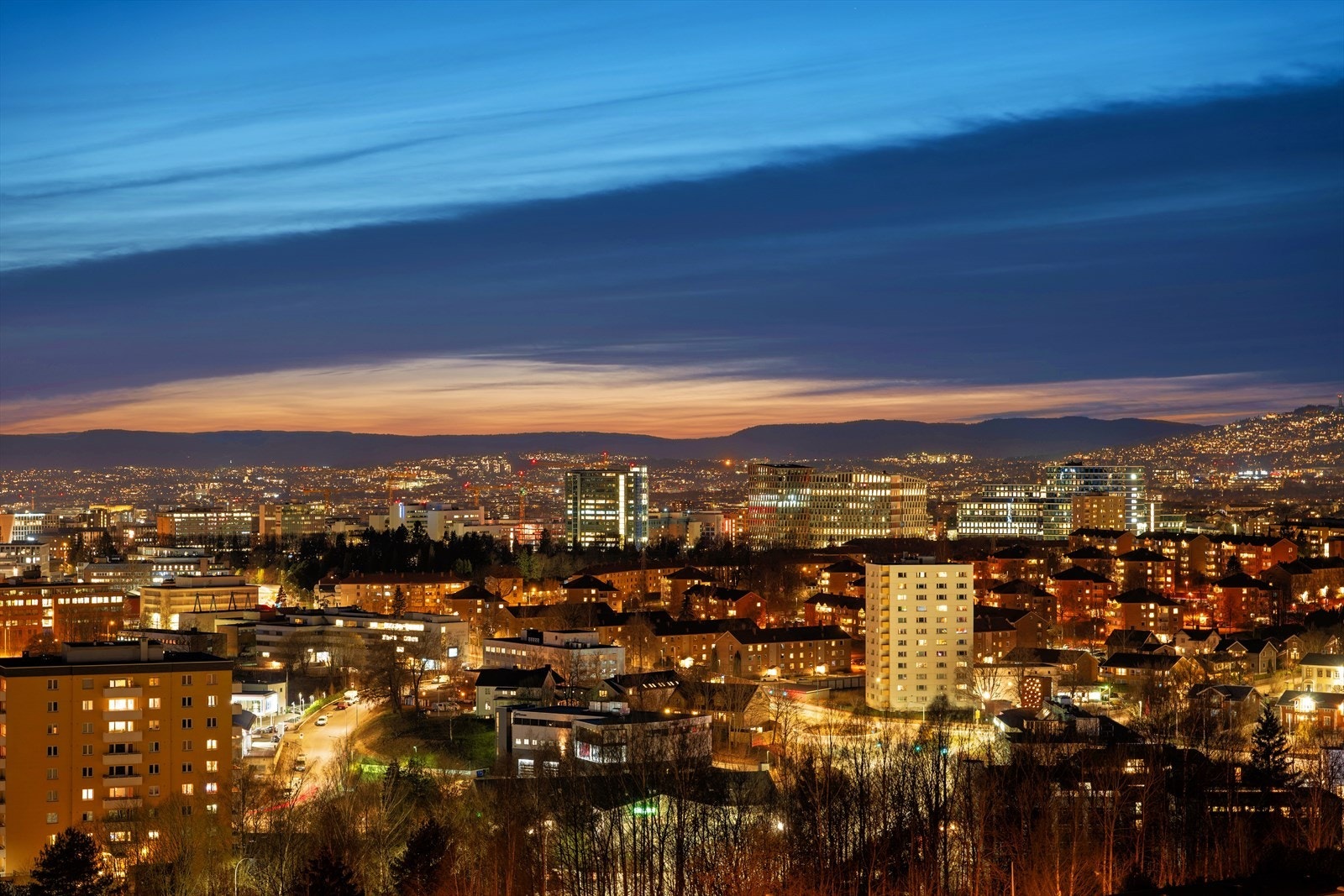 Også kveldsutsikten er nydelig. Galleribilde