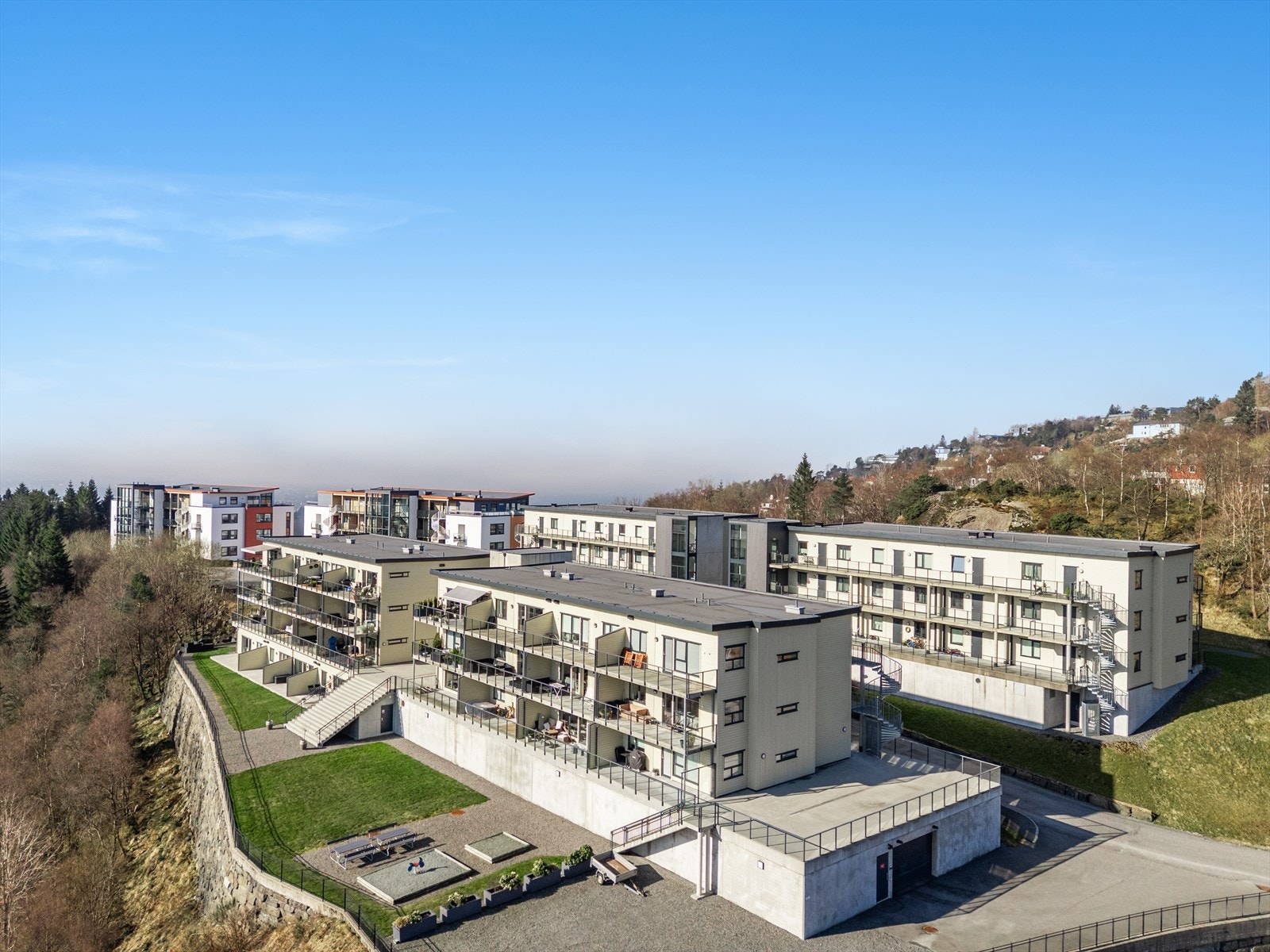 - En moderne fasade - Galleribilde