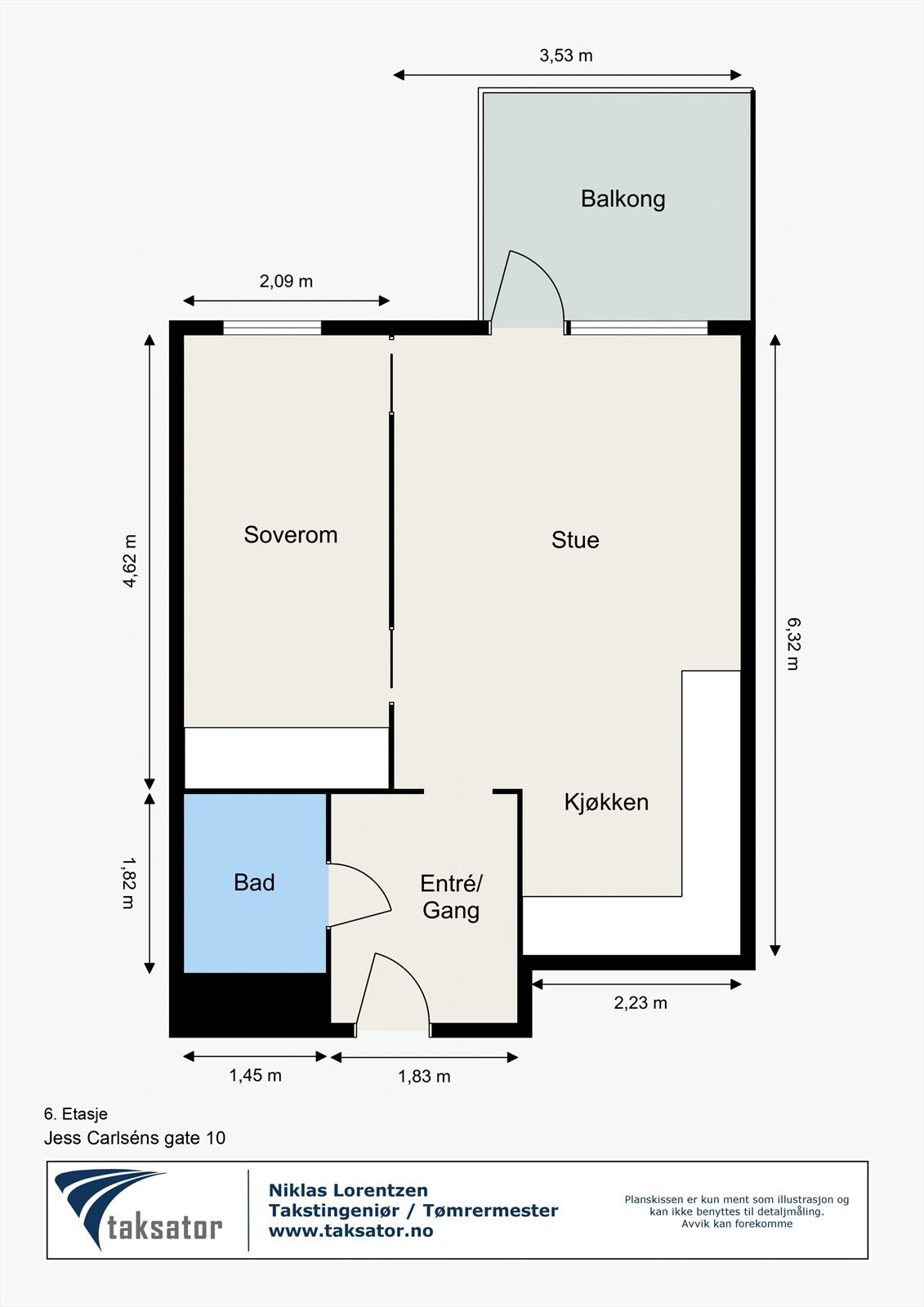 Plantegning. Galleribilde