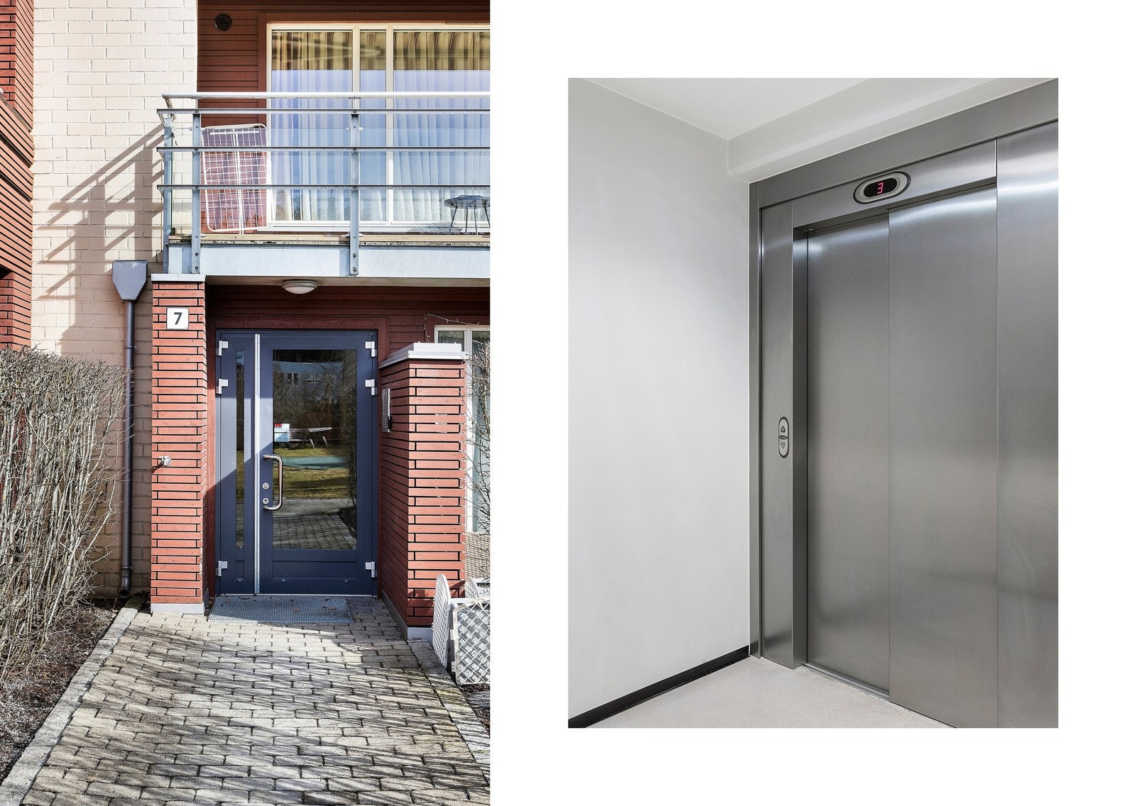 Trappefri adkomst via heis. Galleribilde