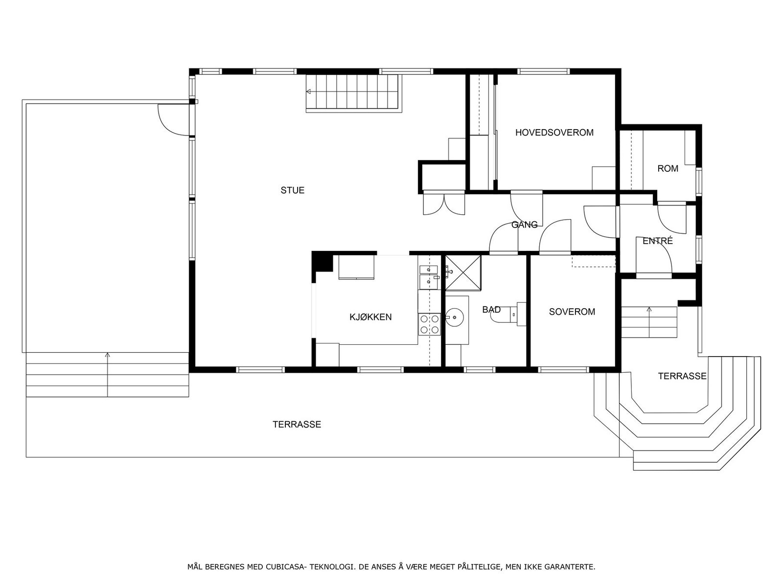 Planløsning 1.etg. Galleribilde