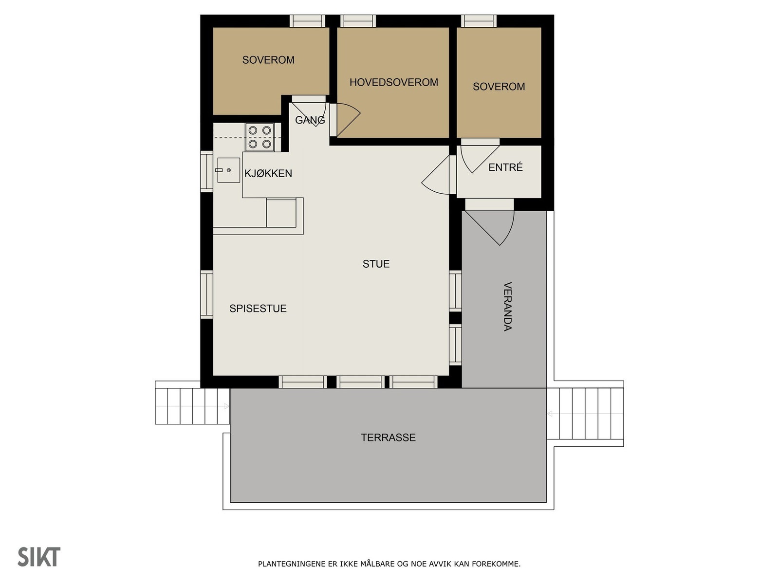 Plantegning Galleribilde