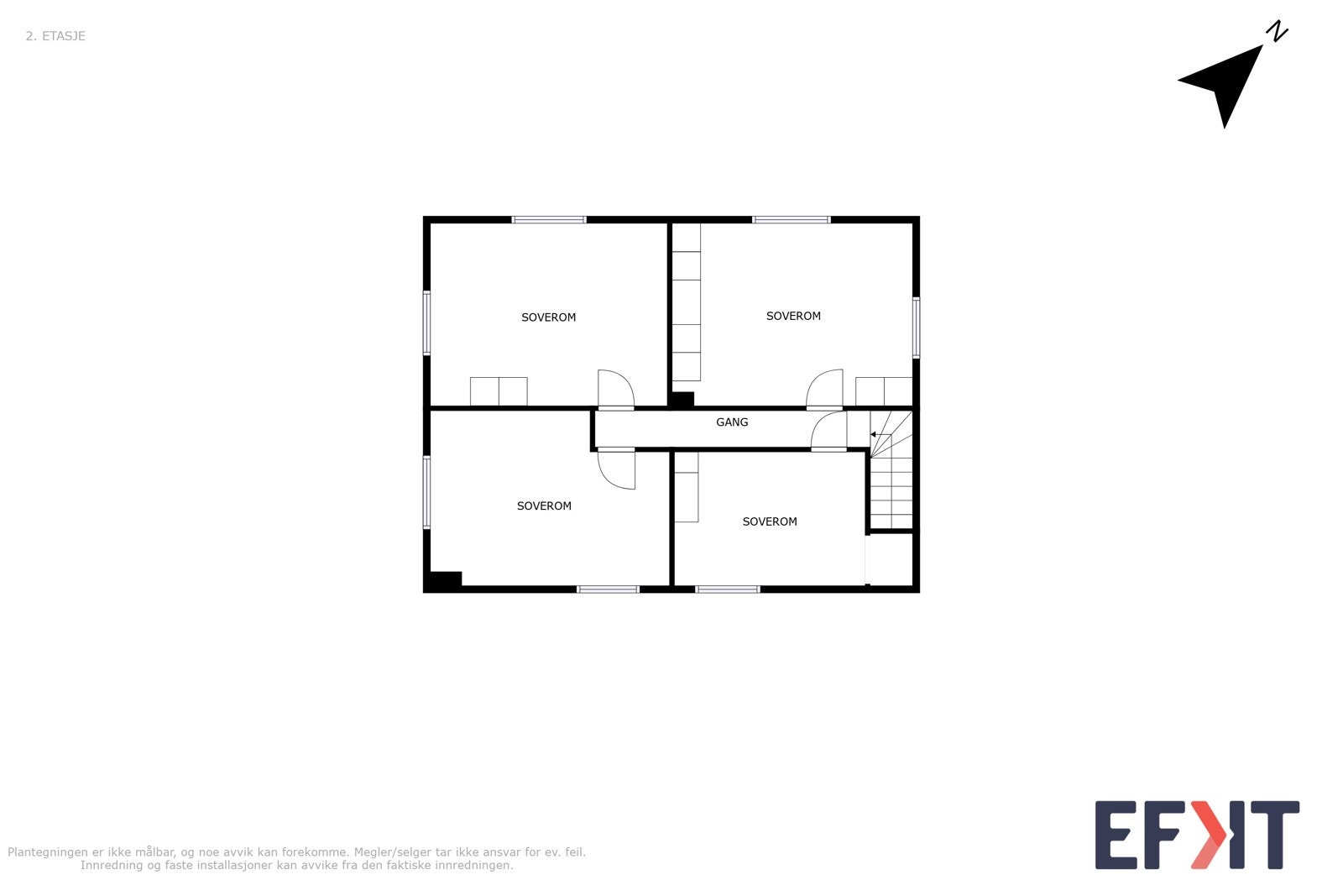 Andre etasje av Gullovveien 17 | EIE eiendomsmegling Galleribilde