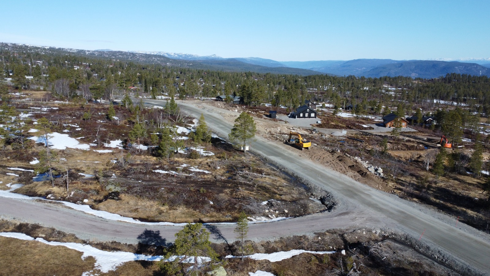 Tomt 24 med fin utsikt fra Blefjell Galleribilde