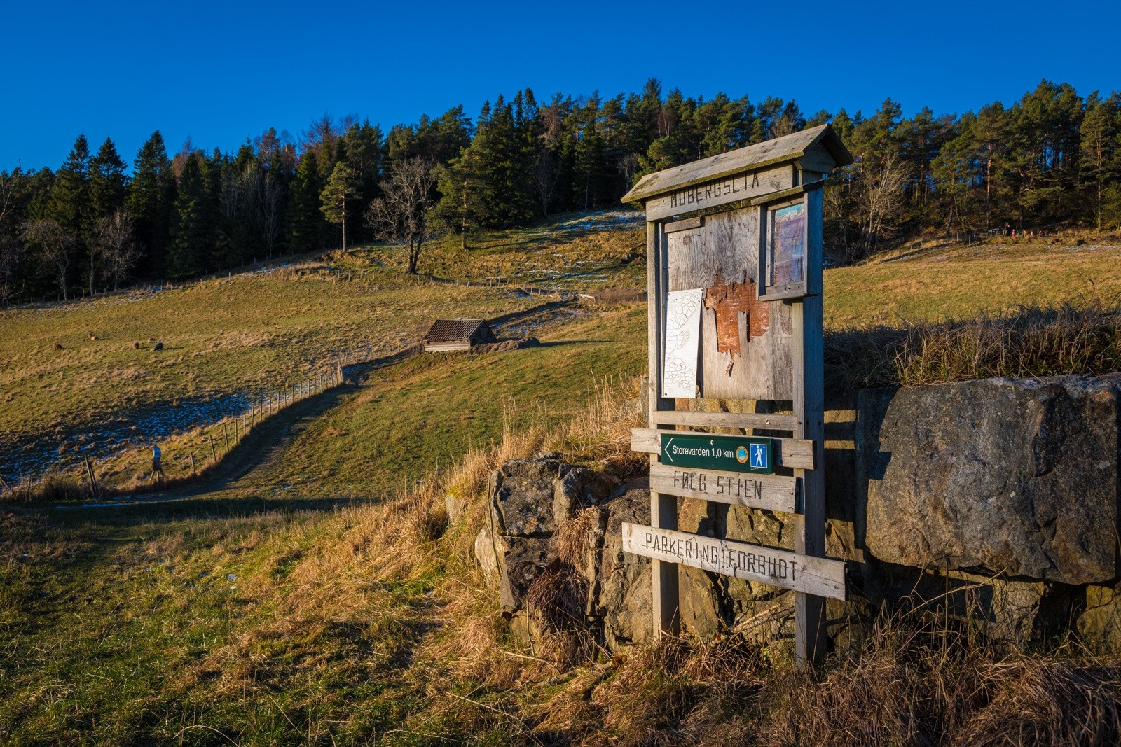 Turen til Liafjellet via Moberg er en flott tur hvor man fra toppen nyter fin utsikt over store deler av Os. Galleribilde
