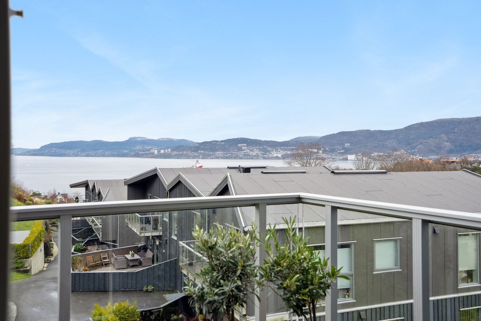 Fantastisk sjøutsikt fra balkongen Galleribilde