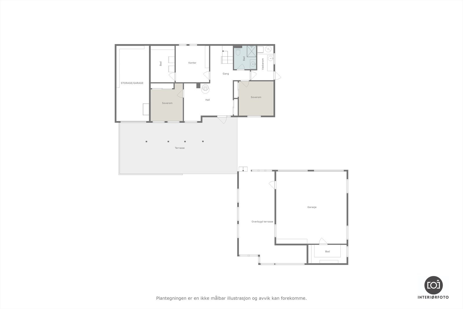 Plantegning Galleribilde