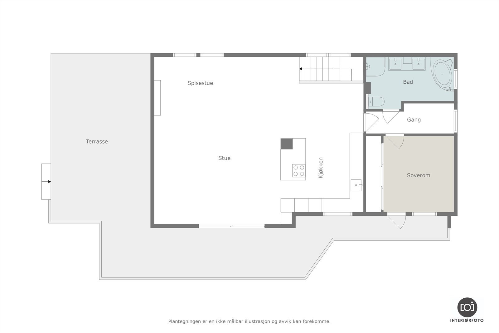 Plantegning Galleribilde