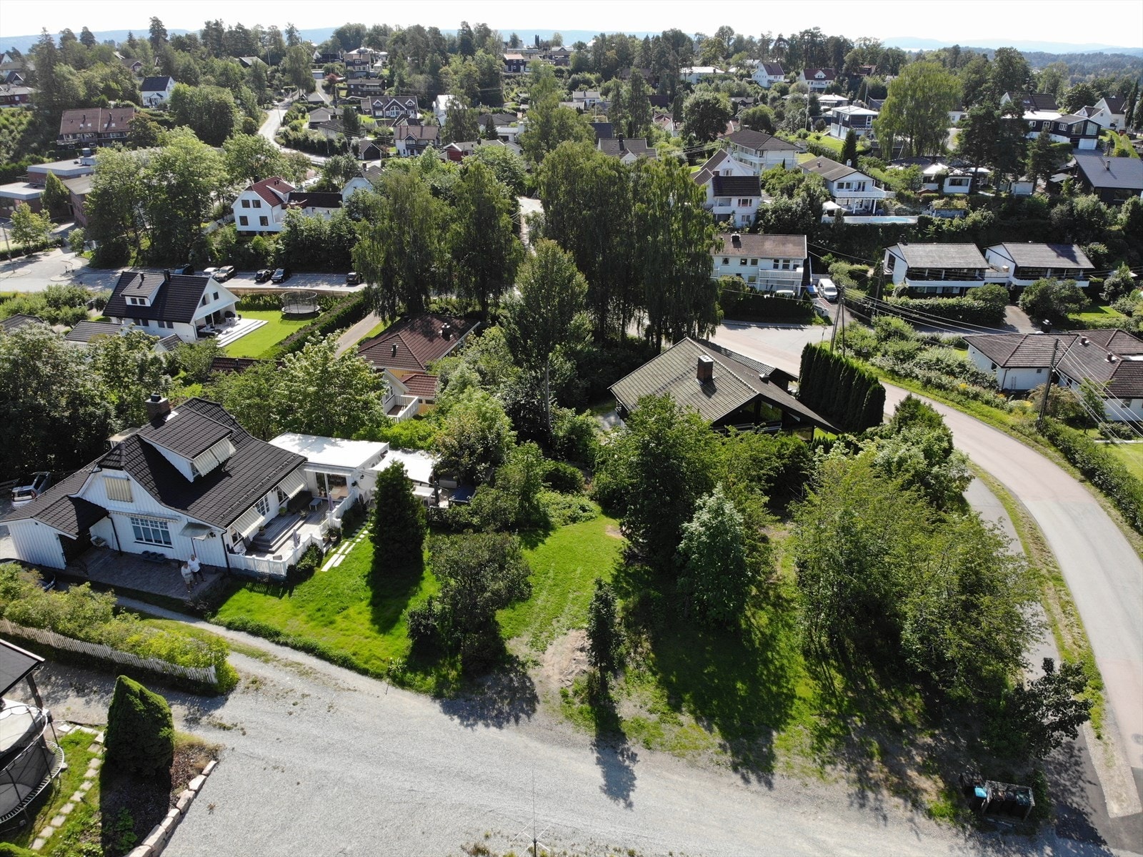 Tomt sett fra vest. Galleribilde