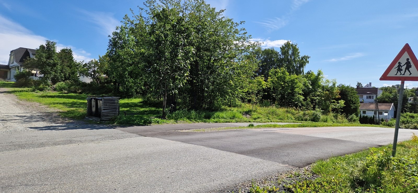 Tomtens hjørne mot vest. Galleribilde