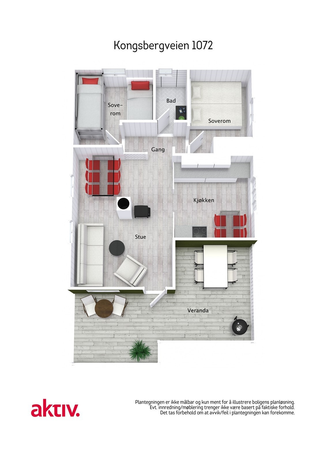 Plantegning Galleribilde