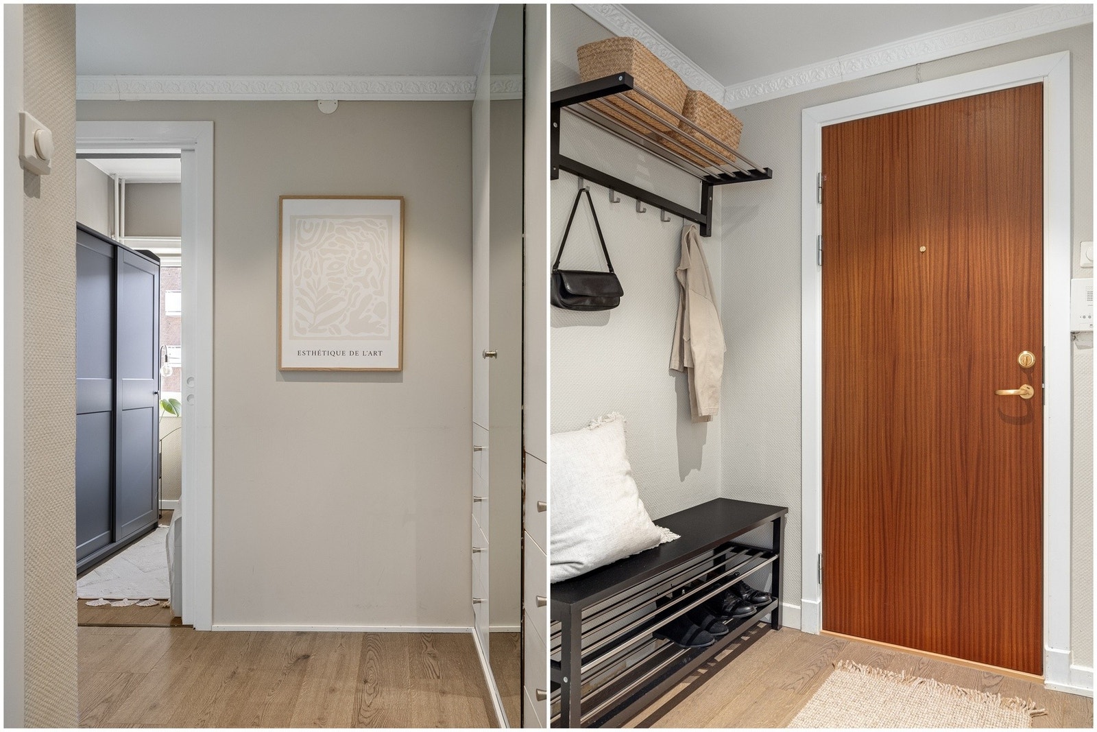 Entré med gode oppbevaringsmuligheter. Galleribilde