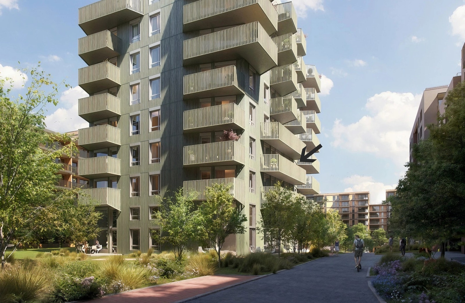 Velkommen til Lille Løren Park hus B leilighetsnr. 329, presentert av eiendomsmeglerfullmektig Marius Anderssen v/EIE eiendomsmegling. Galleribilde