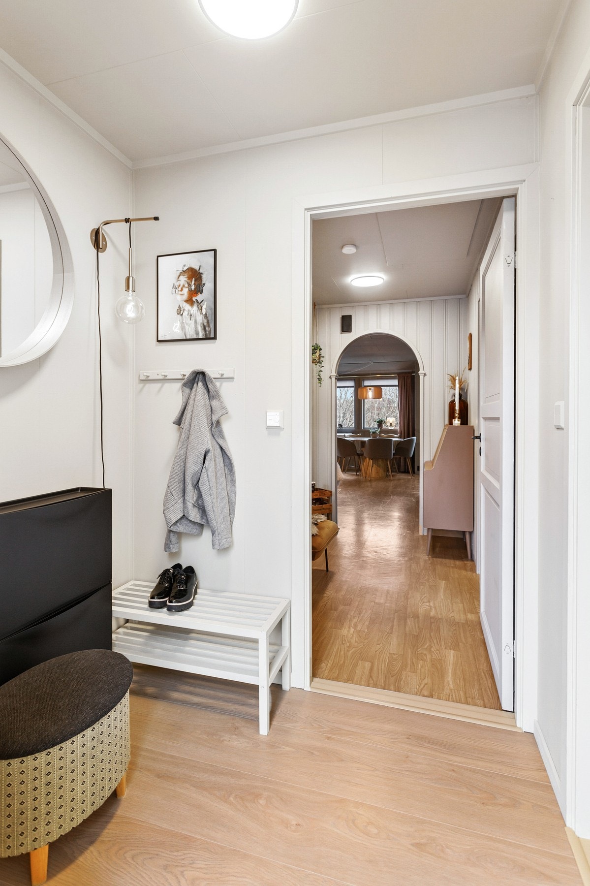 Lys og fin entré Galleribilde