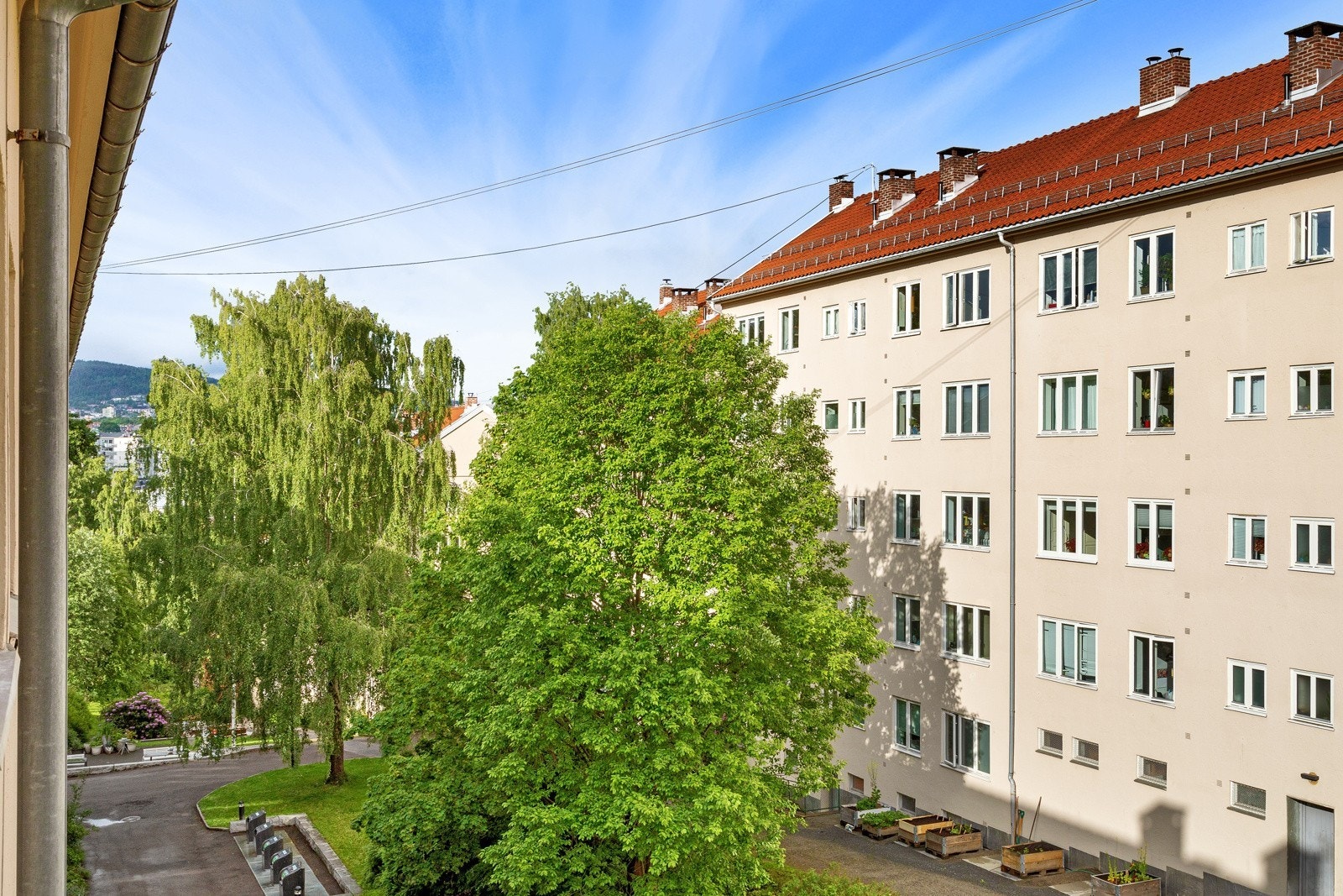 Borettslaget består av 152 andelsleiligheter. Galleribilde