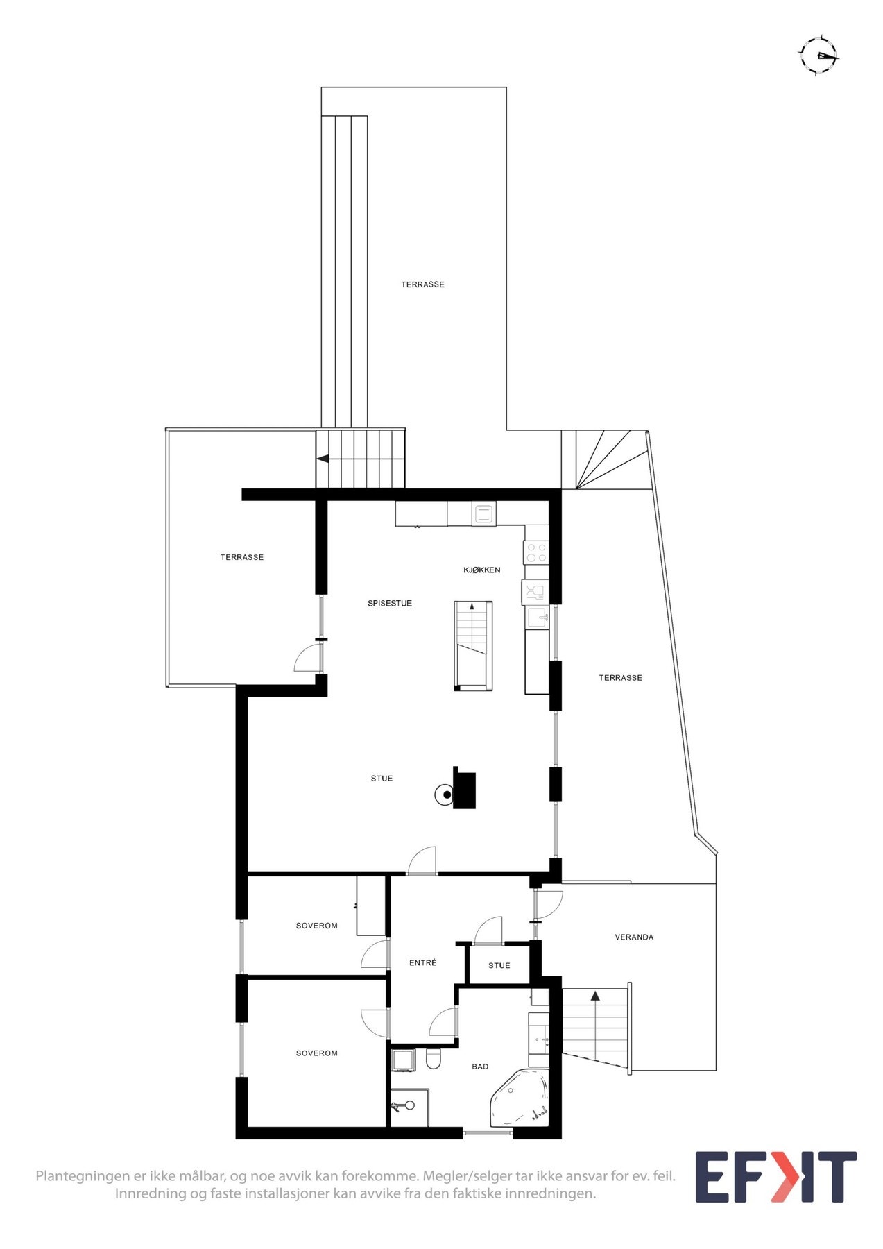 Plantegning hovedplan Galleribilde