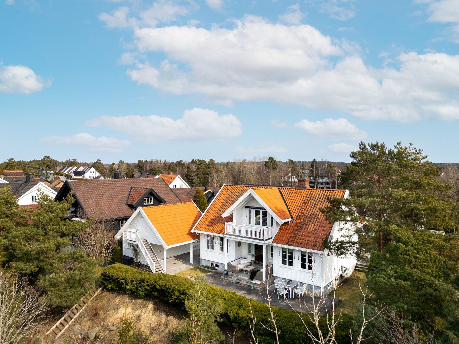 Boligen høyt og usjernert Galleribilde