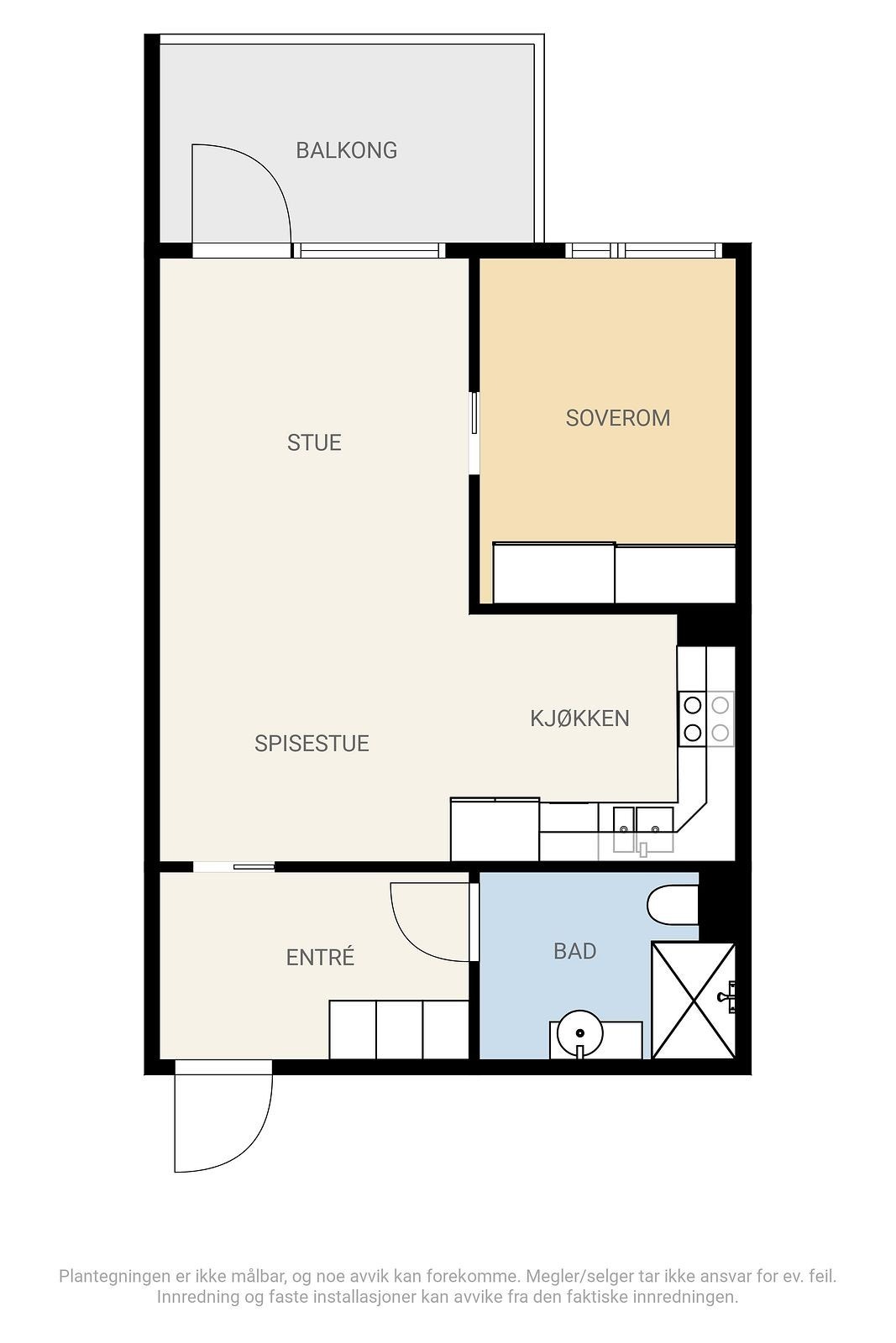 Plantegning Galleribilde