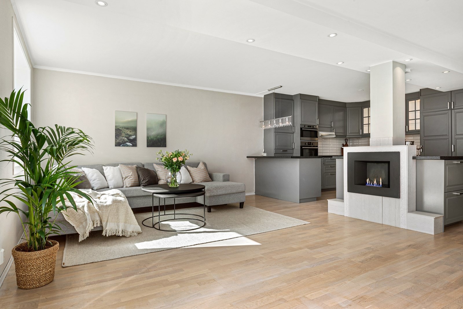 God plass for sofagruppe i stuen Galleribilde