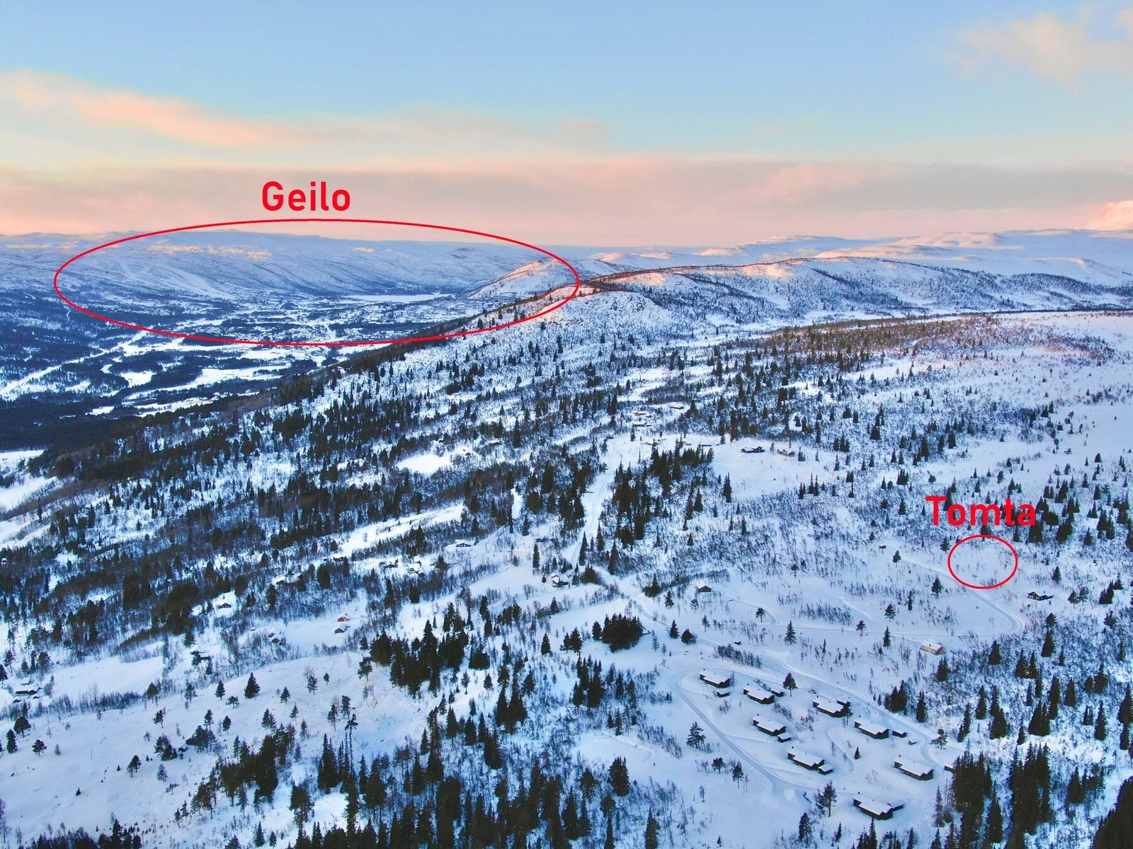 Til Geilo er det kun 15 min med bil Galleribilde